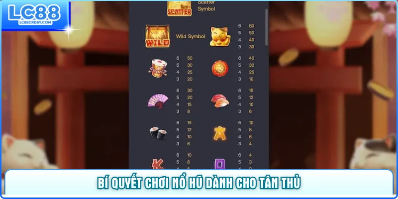 Bí quyết chơi nổ hũ Mèo May Mắn dành cho tân thủ
