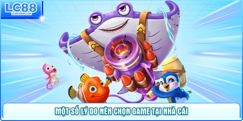 Một số lý do nên chọn chơi game tại nhà cái